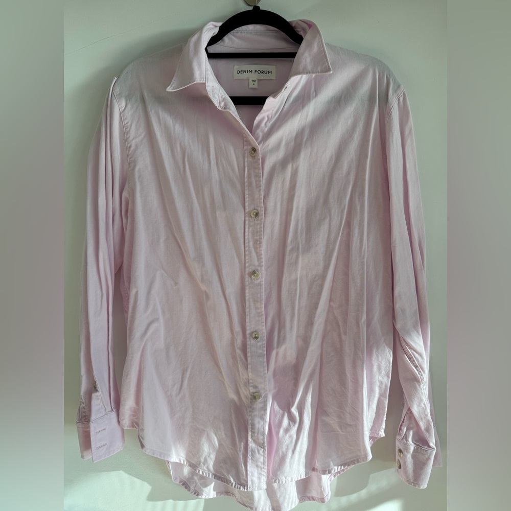 Aritzia Denim Forum Cotton Shirt